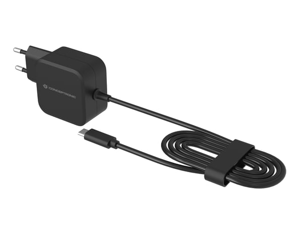 Conceptronic OZUL04BE, Innendørs, AC, 21 V, 1,8 m, Svart