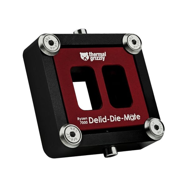 Thermal Grizzly Ryzen 7000 Delid-Die-Mate delidderverktøy, svart/rød
