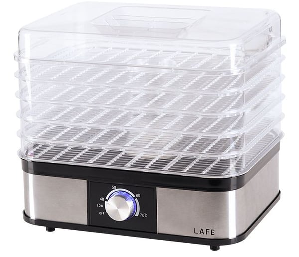 Lafe NutriDry, rustfritt stål, svart, plast, rustfritt stål, 250 W, 220–240 V, 50/60 Hz, 1 stk