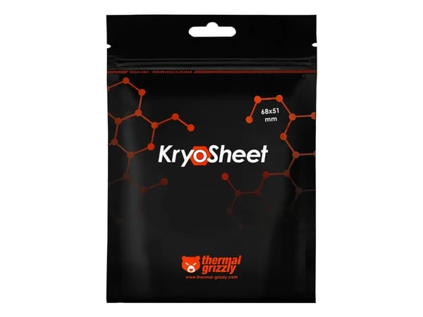 Thermal Grizzly KryoSheet - Värmeledande platta - antracit