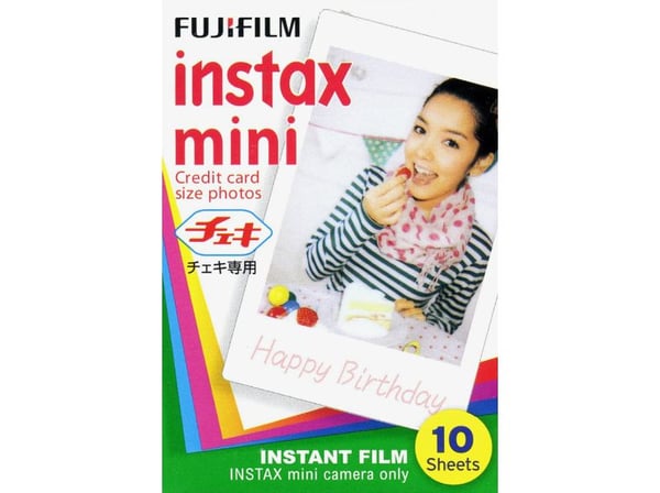 Fujifilm Instax Mini - Hurtigvirkende fargefilm - instax mini - ISO 800 - 10 eksponeringer