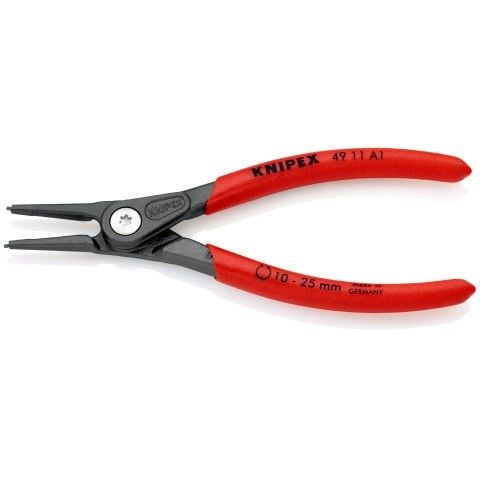 Knipex 49 11 A1, Lukkorengaspihdit, Muovi, Terästä, Muovi, Terästä, Punainen, 140 mm, 64 mm