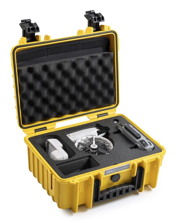 B&W drone.case PP.117 gul för DJI Flip