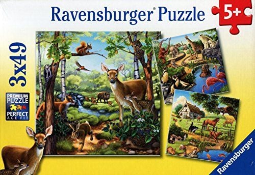 Ravensburger 4005556092659, 49 stykker, Dyr, 5 år