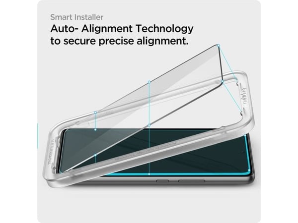 Spigen AlignMaster GLAS.tR, Samsung, Galaxy A53 5G, Ripebestandig, Gjennomsiktig, 1 stykker