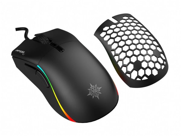 Inca IMG-GT20 kaksikätinen USB Type-A optinen 10000 DPI hiiri