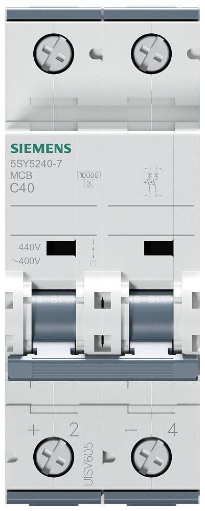 Siemens 5SY52407 5SY5240-7 Ledningssikkerikkerhedsafbbryder 40 A 230 V, 400 V