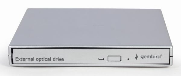 Gembird DVD-USB-021-SV, Silver, Front, Skrivbord, DVD±RW, USB 2.0, CD-DA, CD-R, CD-RW, DVD+R, DVD+R DL, DVD+RW, DVD-R, DVD-R DL, DVD-RAM, DVD-ROM, ...