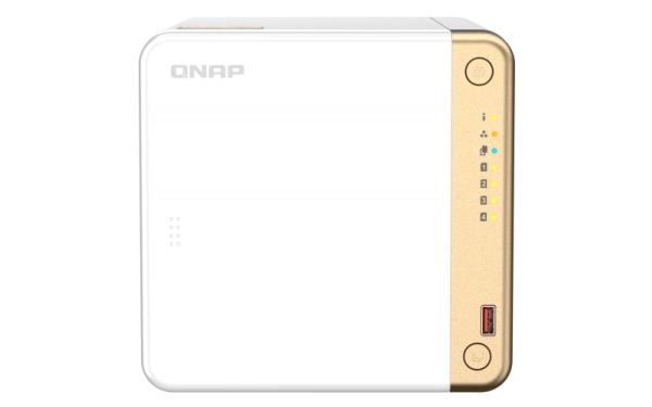 QNAP TS-462 - NAS-server - 4 brønner - SATA 6Gb/s - RAID 0, 1, 5, 6, 10, JBOD - RAM 4 GB - 2.5 Gigabit Ethernet - iSCSI støtte