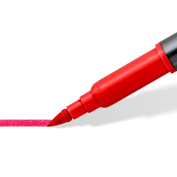 STAEDTLER dubbla fiberpennor "Africa", ask om 6, 2 spetsar, linjebredd: 1,0 - 6,0 mm / 0,5 - 0,8 mm, - 1 st (3001 C6-3)