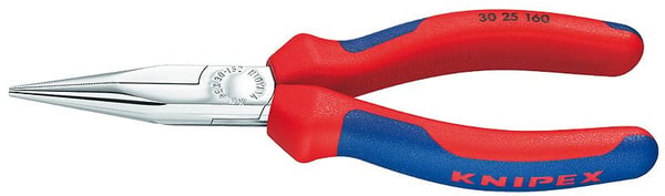 Knipex 30 25 160, Kärkipihdit, 2,5 mm, 5 cm, Terästä, Sininen, Punainen, 160 mm
