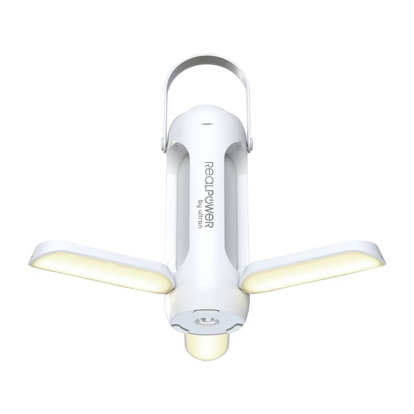 RealPower 463610, Valkoinen, IP44, LED, 2 W, 1 W, Akku, USB