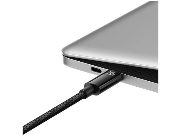 Baseus CAWJ040201, 3 m, USB C, USB C, USB 2.0, 0,48 Gbit/sek, Svart