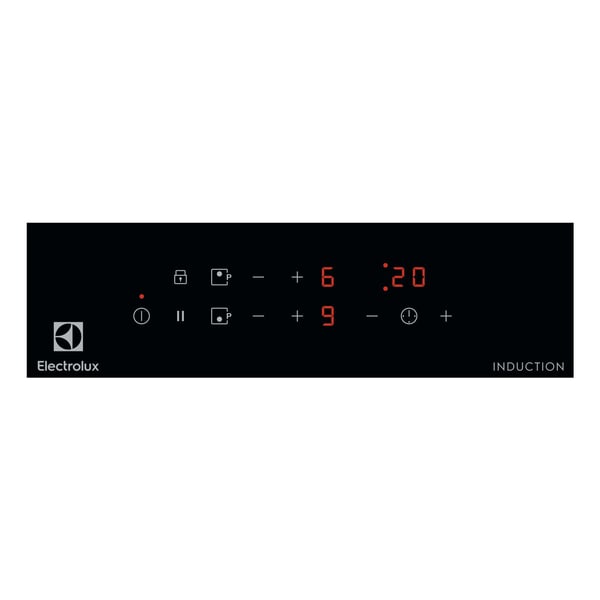 Electrolux Domino LIT30230C - Induktionshäll - 2 kokplattor - Fördjupning - bredd: 27 cm - djup: 49 cm - svart