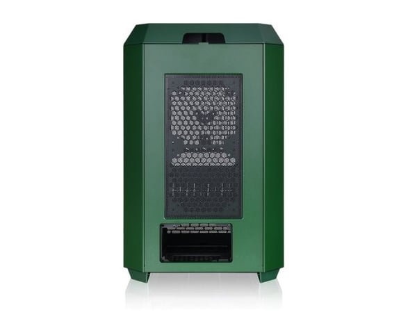 Thermaltake The Tower 300 - Mikrotårn - mini ITX / micro ATX - sidepanel med vindu (herdet glass) - ingen strømforsyning - kappløpsgrønn - USB/lyd