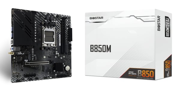 Biostar B850MT2-E DJ -emolevy, AM5, micro ATX, DDR5-SDRAM, 128 GB