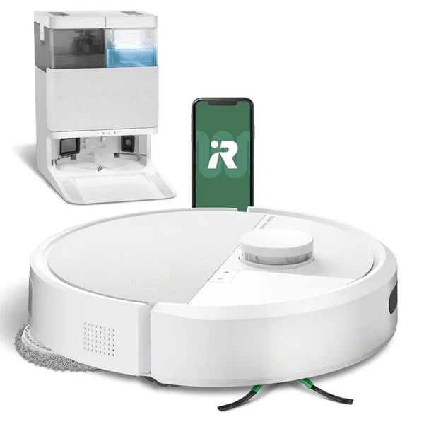 iRobot Roomba 405 Combo+ robotstøvsuger med gulvmopp - hvit