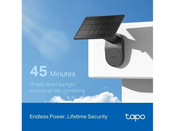 TP-Link Tapo C411 KIT utomhus-IP-övervakningskamera 2304 x 1296, solcellsdriven