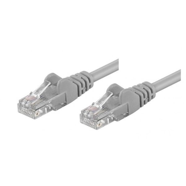 Goobay CAT 5e -verkkokaapeli RJ45-uros–RJ45-uros 50 m U/UTP, harmaa