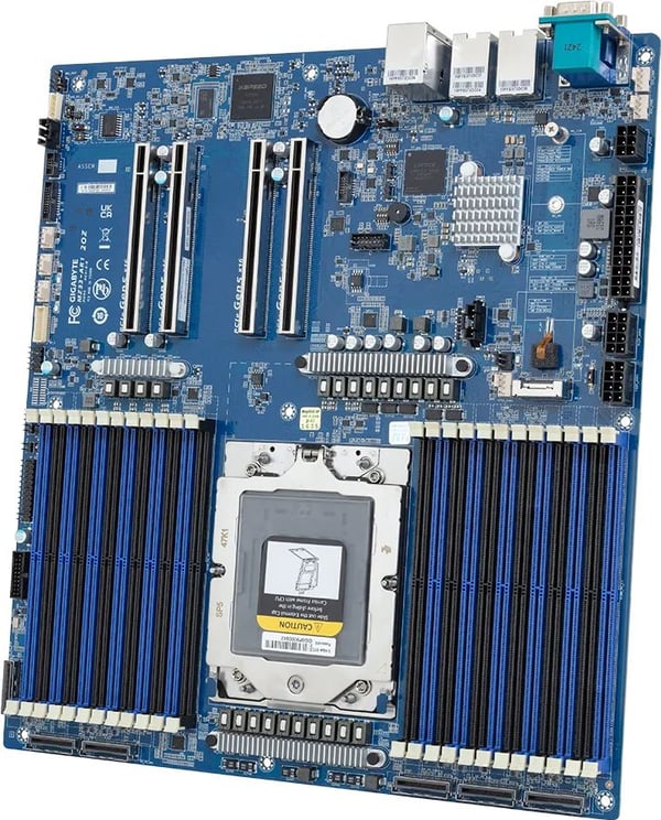 Gigabyte MZ33-AR1 serverhovedkort SP5 AMD EPYC 9005/9004 E-ATX DDR5