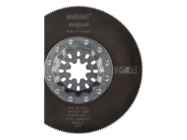 wolfcraft GmbH 4244000, Kirjometalli, Kipsilevy, Muovi, Puu, HSS-teräs, 8,5 cm, 1,4 mm, 2 cm, 1 kpl