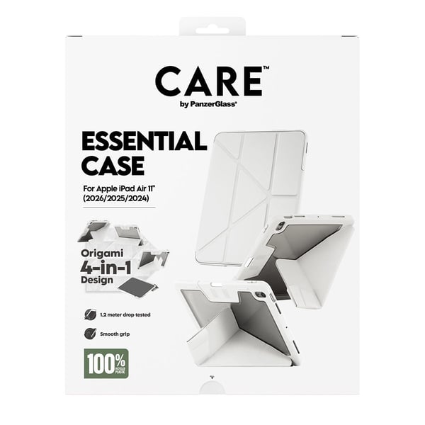 CARE by PanzerGlass TPU Essential Case Light Grey iPad Air 11" (2026/2025/2024)