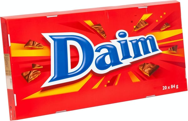 Daim XL Chokolade med 20 stk. x 84g pakker - 1,68 kg