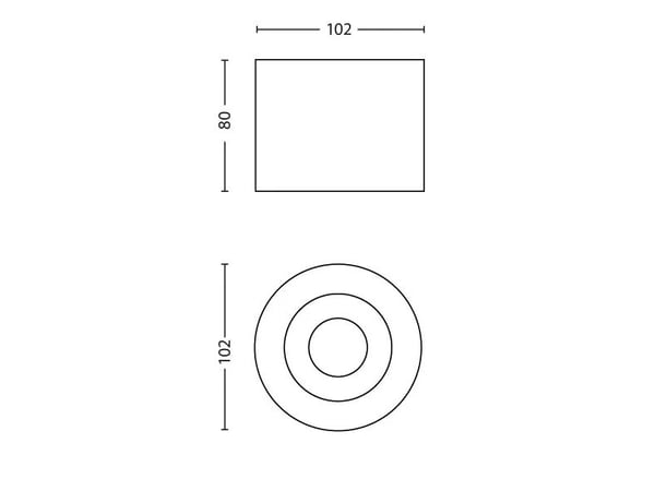 Philips Himmennettävä LED Phase kohdevalaisin, Pinta-asennettavat spottivalot, Ei vaihdettavissa oleva hehkulamppu, 1 lamppu(a), LED, 4,5 W, 2700 K