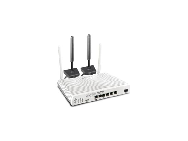 Draytek Vigor 2866Lac, Wi-Fi 5 (802.11ac), Kaksitaajuus (2,4 GHz/5 GHz), Ethernet LAN, 4G, Valkoinen, Pöytä-/tolppareititin