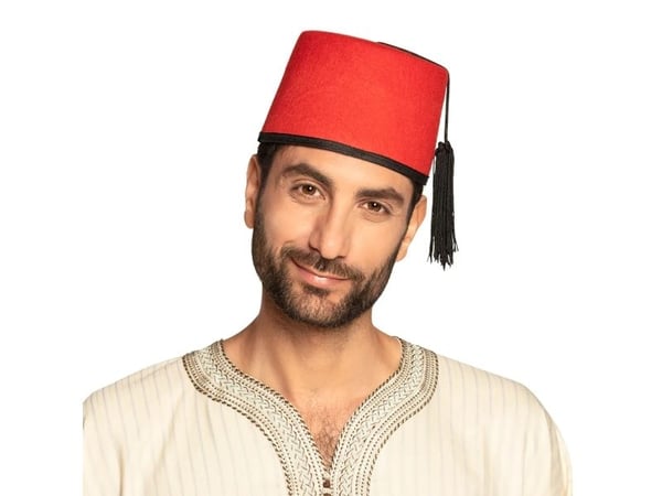 Boland 8712026040169, Hatt til kostyme, Voksen, Alle kjønn, Polyester, Sort, Rød, 200 mm