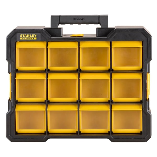 Stanley FMST81077-1 tarvikelaatikko, 12 lokeroa, 450 x 260 x 105 mm