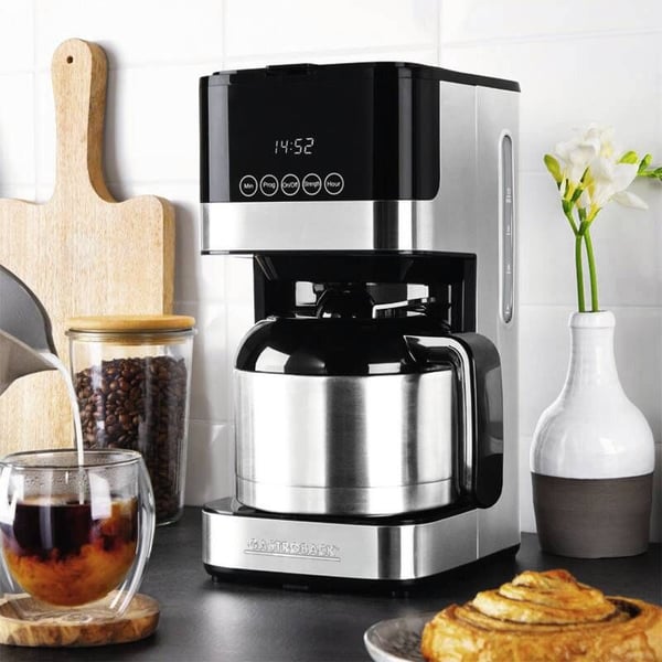 Gastroback 42701 S, Droppande kaffebryggare, 1,25 l, Malat kaffe, Rostfritt stål