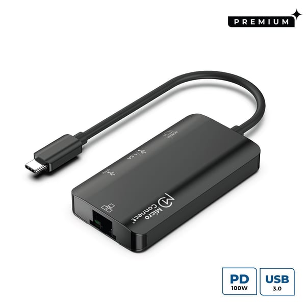 MicroConnect - Telakointiasema - USB-C 3.2 Gen 1 - VGA, HDMI - GigE