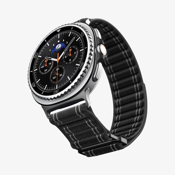 Spigen WBF0, Band, Smartklokke, Svart, Samsung, Watch 8 (40/44 mm)/Watch 8 Classic (46mm), Stoff