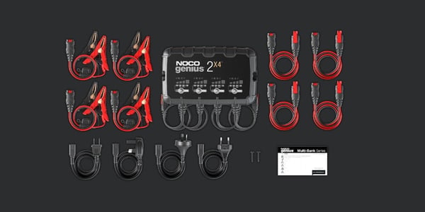 NOCO GENIUS2X4 Akkulaturi - 6V / 12V