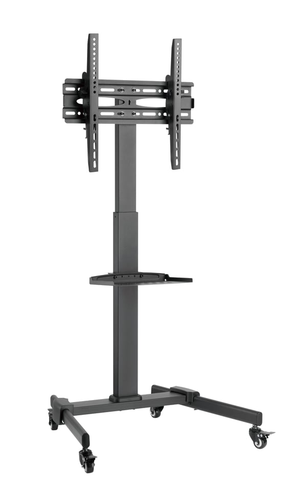 Gembird TVS-55T-01, 139,7 cm (55"), 100 x 100 mm, 400 x 400 mm, -10 - 10°, Muovi, Terästä, Musta