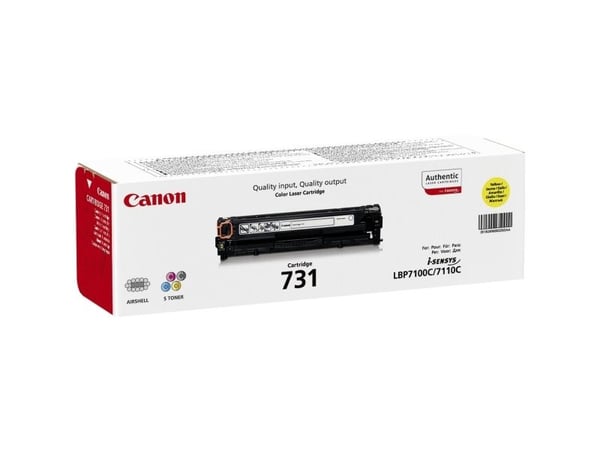 Canon 731, 1500 sivua, Keltainen, 1 kpl