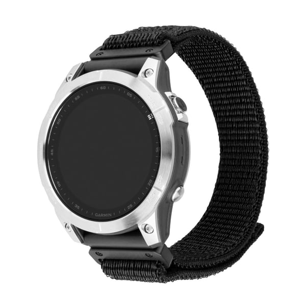 FIXED - Slinga för smart klocka - 26 mm, nylon - 160-210 mm - svart