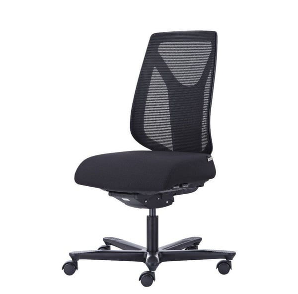 Canadian Ergo Comfort Air kontorstol, svart med nettingrygg