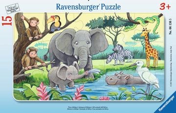 Ravensburger 00.006.136, 15 stk, Dyr og planter, 3 År