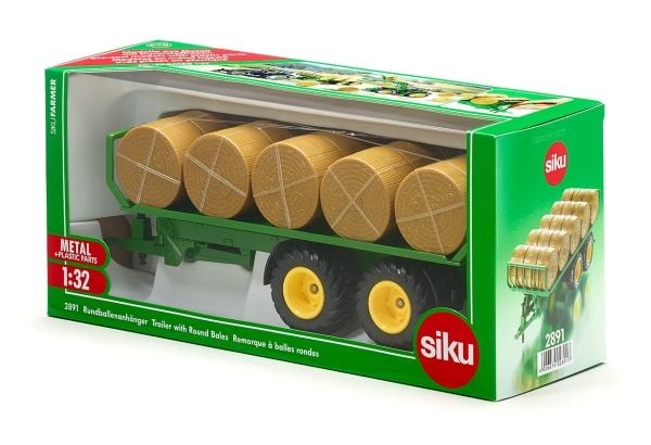 Siku 1:32 tilhenger for rundballer
