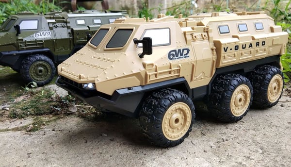 Amewi RC säiliöauto V-Guard LiIon 1500mAh beige /8+