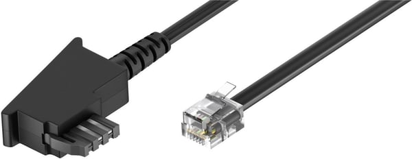 Goobay TAE-F tilkoblingskabel (universell pinnearrangement) - Kabellengde 15 m