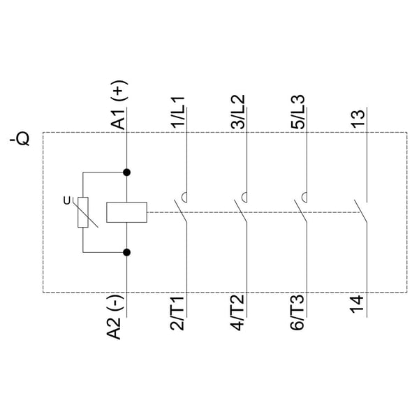 Siemens 3RT2017-2LB41-1AA0, 70 mm, 50 mm, 73,5 mm, 77,5 mm, 322 g, 1 kpl