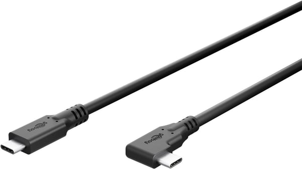 Goobay 79421, 1 m, USB C, USB C, USB 3.2 Gen 1 (3.1 Gen 1), 5 Gbit/s, Svart