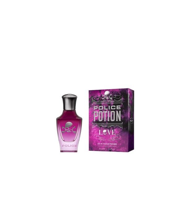 Police Potion Love For Woman 30 ml, Kvinnor, 30 ml, Bergamott, Grapefrukt, Marin, Apelsinblomma, Ros, Tuberos, Ambramone, Persika, Vit mysk, 1 st