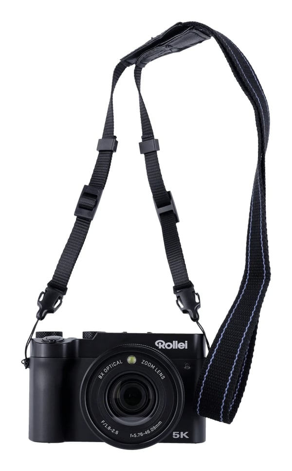Rollei Powerflex X8 kompaktikamera 64 MP kaksoisobjektiivi, musta