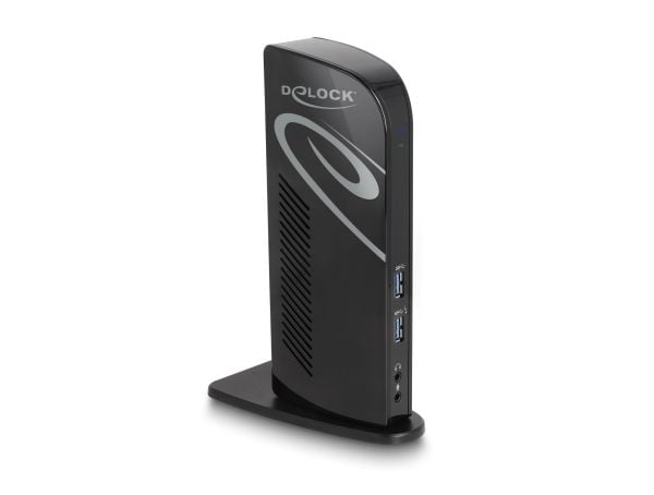 Delock - Dokkingstasjon - USB 3.2 Gen1 - 2 x DP - 1GbE
