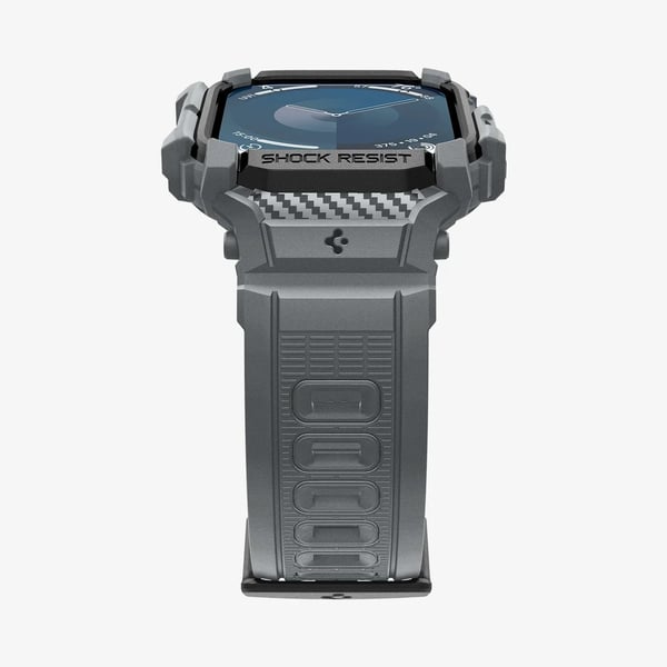 Spigen RUGGED ARMOR “PRO” Apple Watch 10 (46 mm) mørkegrå