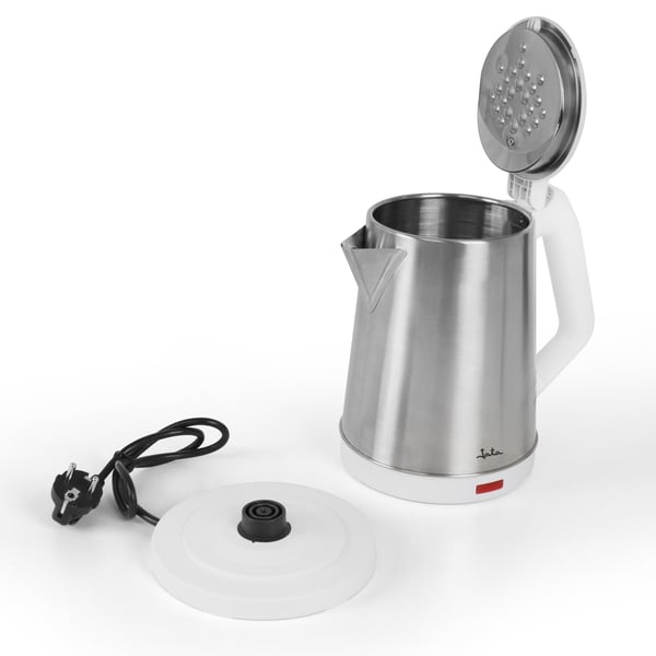 JATA JEHA1723, 2 L, 1500 W, Ruostumaton teräs, Valkoinen, Ruostumaton teräs, Veden tason ilmaisin, Ylikuumenemissuoja
